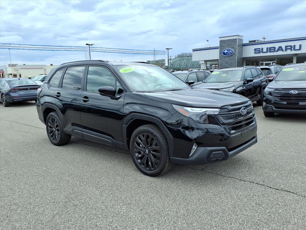 Crystal Black Silica 2026 Subaru Forester Sport Crossover AWD SUV / Crossover All-Wheel Drive 8-Speed CVT