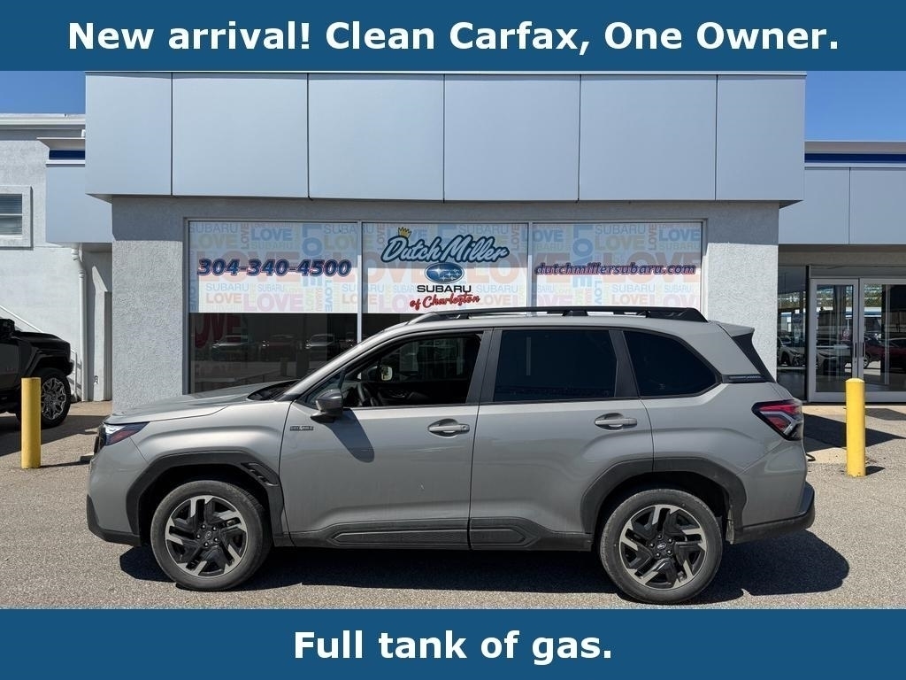 River Rock Pearl 2025 Subaru Forester Hybrid Premium AWD SUV / Crossover All-Wheel Drive Continuously Variable Transmission