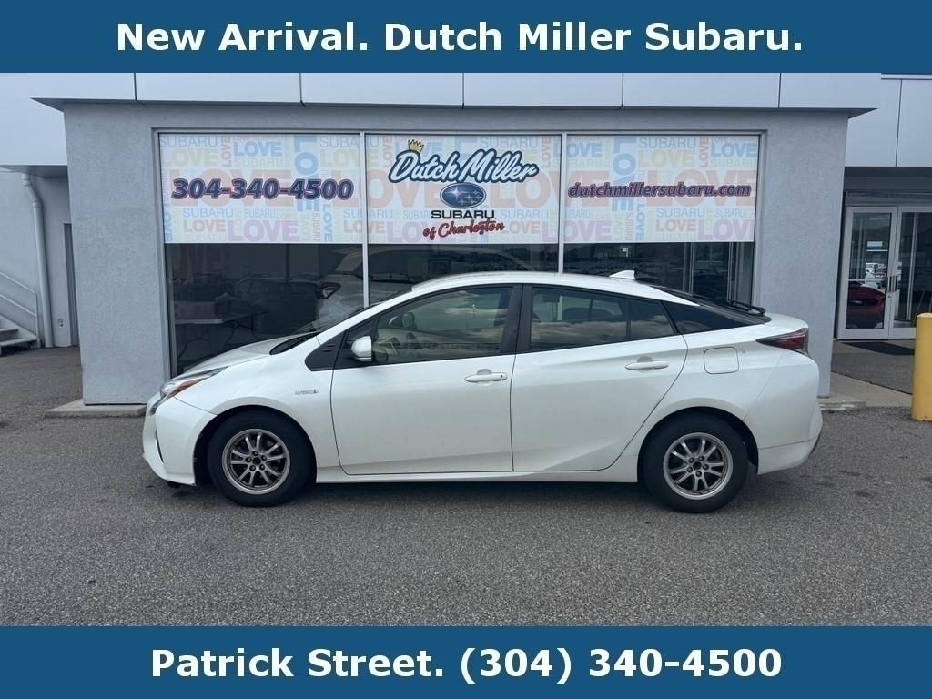 White (Blizzard Pearl) 2017 Toyota Prius Hatchback Front-Wheel Drive Continuously Variable Transmission