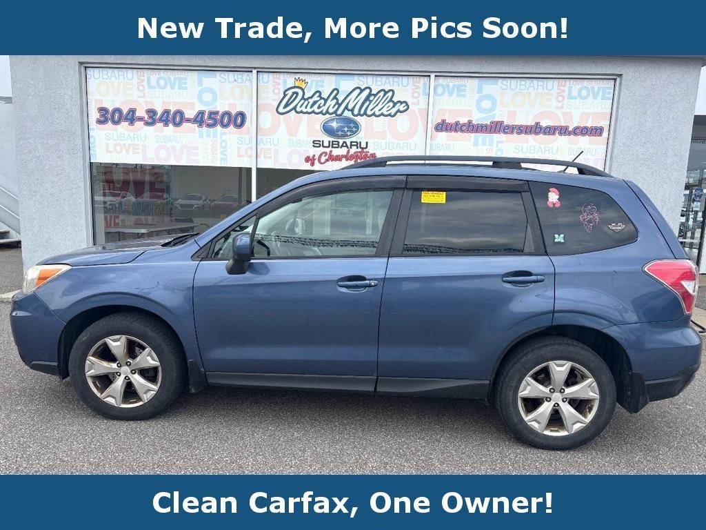 Marine Blue Pearl 2014 Subaru Forester 2.5i Premium SUV / Crossover All-Wheel Drive 6-Speed CVT