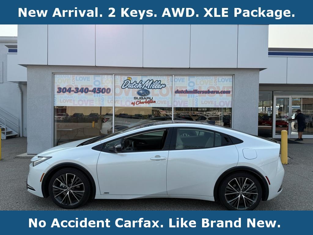 White (Wind Chill Pearl) 2026 Toyota Prius Hatchback All-Wheel Drive Continuously Variable Transmission