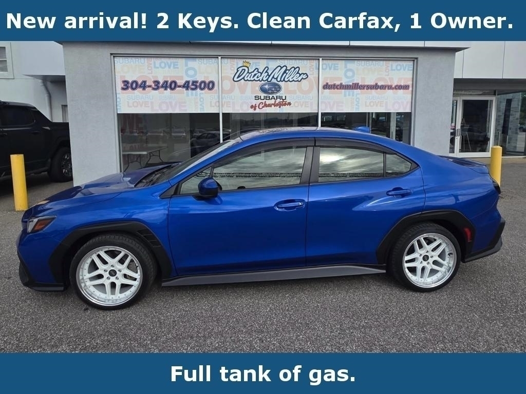 WR Blue Pearl 2023 Subaru WRX Premium AWD Sedan All-Wheel Drive 6-Speed Manual