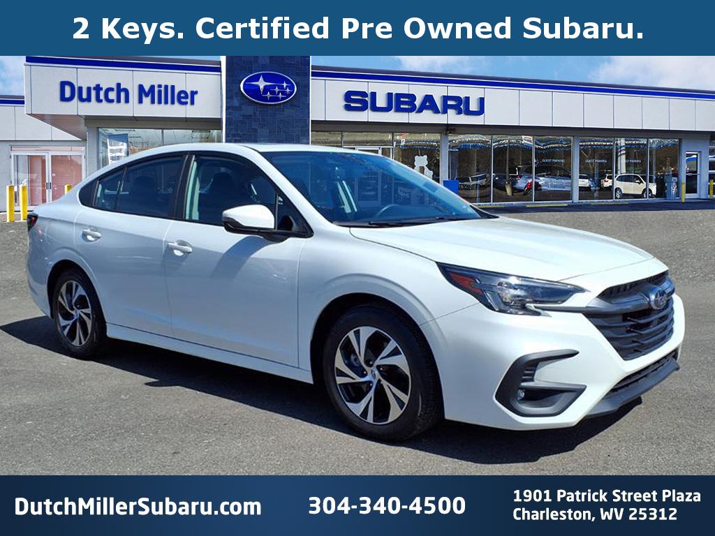 Crystal White Pearl 2024 Subaru Legacy Premium AWD Sedan All-Wheel Drive 8-Speed CVT