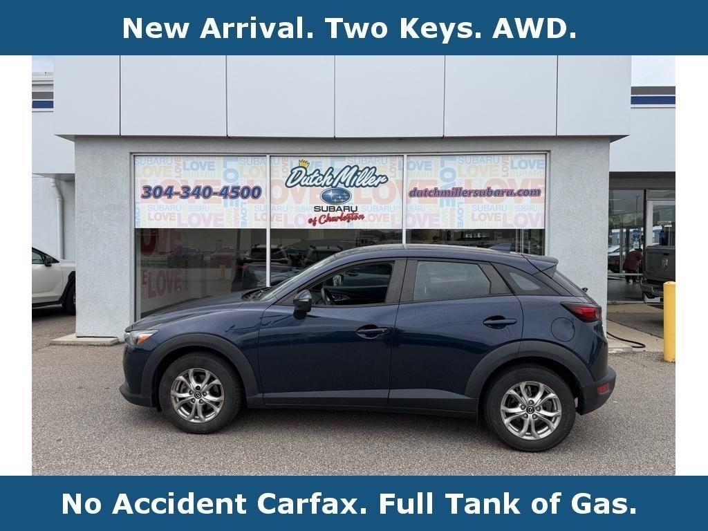 Deep Crystal Blue Mica 2021 Mazda CX-3 Sport AWD SUV / Crossover All-Wheel Drive 6-Speed Automatic