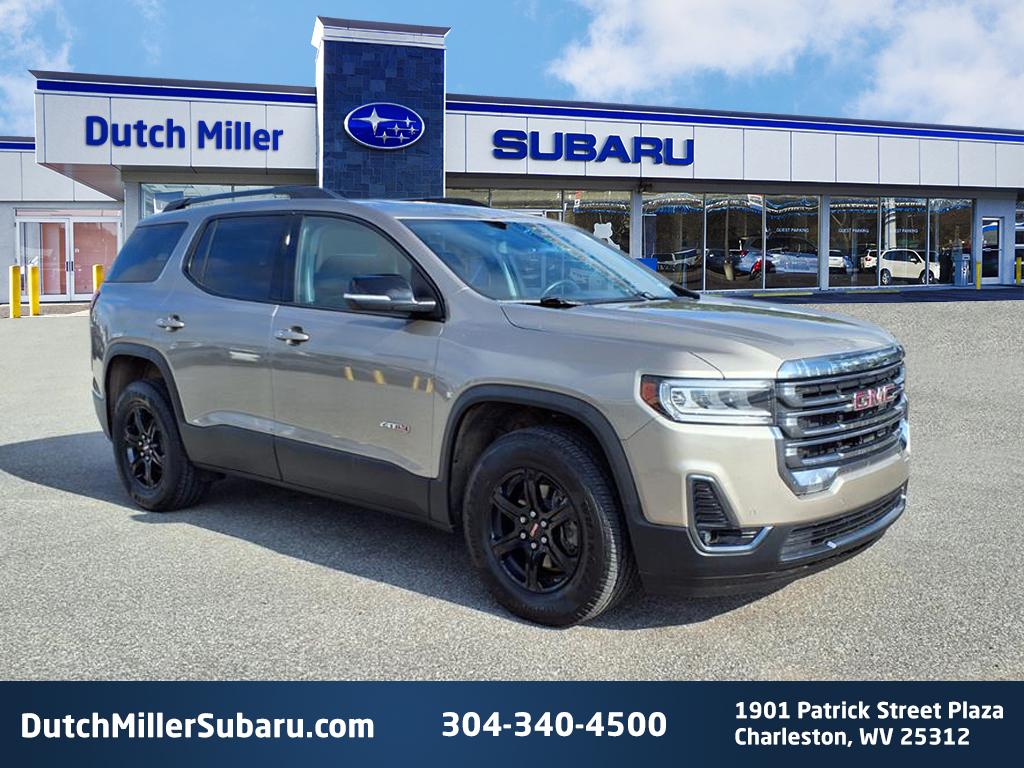 Light Stone Metallic 2022 GMC Acadia SUV / Crossover Four-Wheel Drive 9-Speed Automatic
