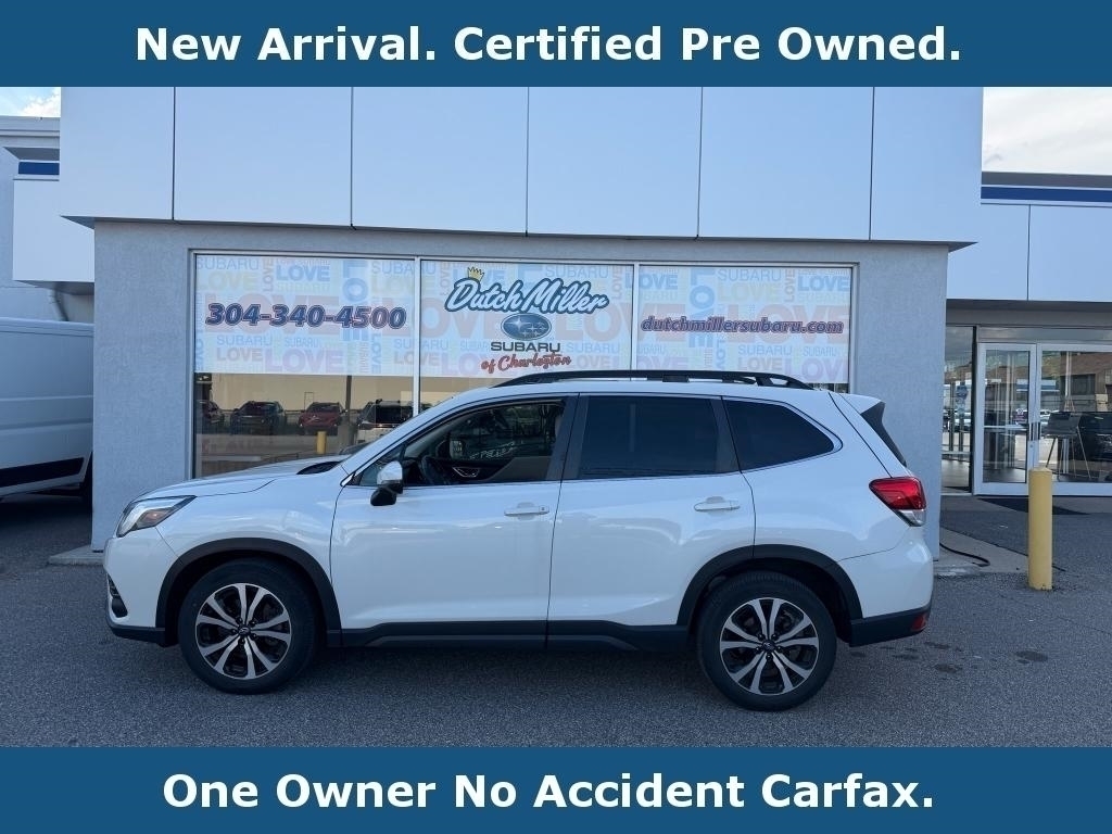 Crystal White Pearl 2022 Subaru Forester SUV / Crossover All-Wheel Drive 7-Speed CVT