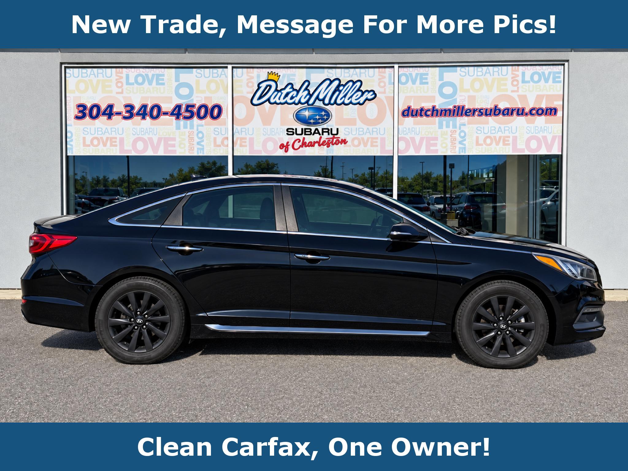 Phantom Black 2017 Hyundai Sonata Sedan Front-Wheel Drive 6-Speed Automatic