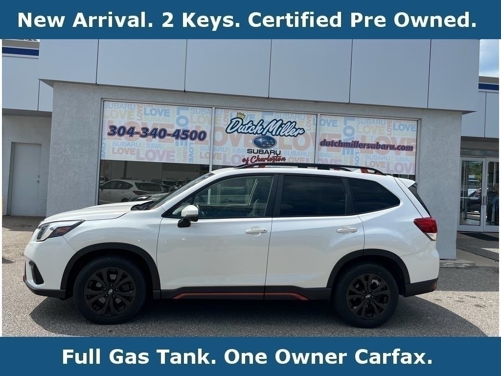 Crystal White Pearl 2023 Subaru Forester SUV / Crossover All-Wheel Drive 7-Speed CVT