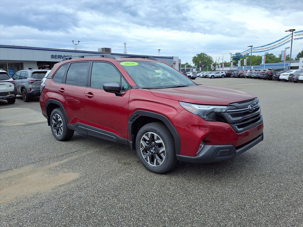 Crimson Red Pearl 2026 Subaru Forester SUV / Crossover All-Wheel Drive 8-Speed CVT