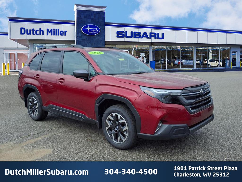 Crimson Red Pearl 2026 Subaru Forester SUV / Crossover All-Wheel Drive 8-Speed CVT