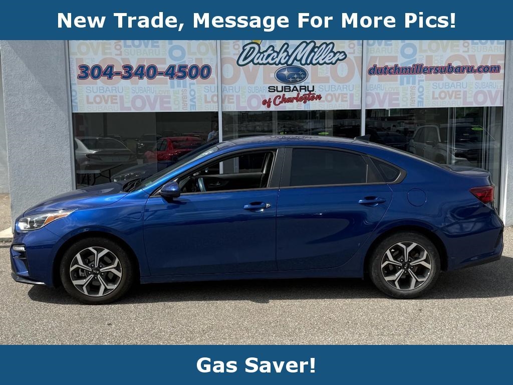 Deep Sea Blue 2021 Kia Forte Sedan Front-Wheel Drive Continuously Variable Transmission