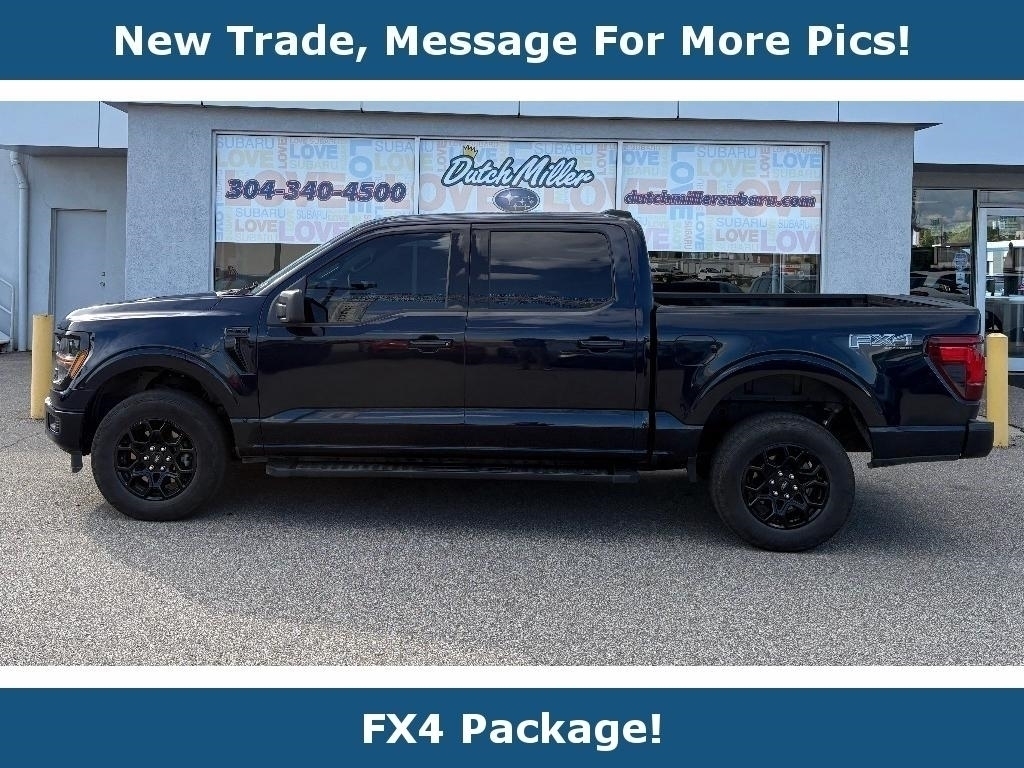 Antimatter Blue Metallic 2025 Ford F-150 Pickup Truck Four-Wheel Drive Automatic