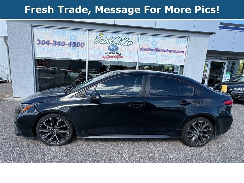 Black Sand Pearl 2020 Toyota Corolla Sedan Front-Wheel Drive Continuously Variable Transmission