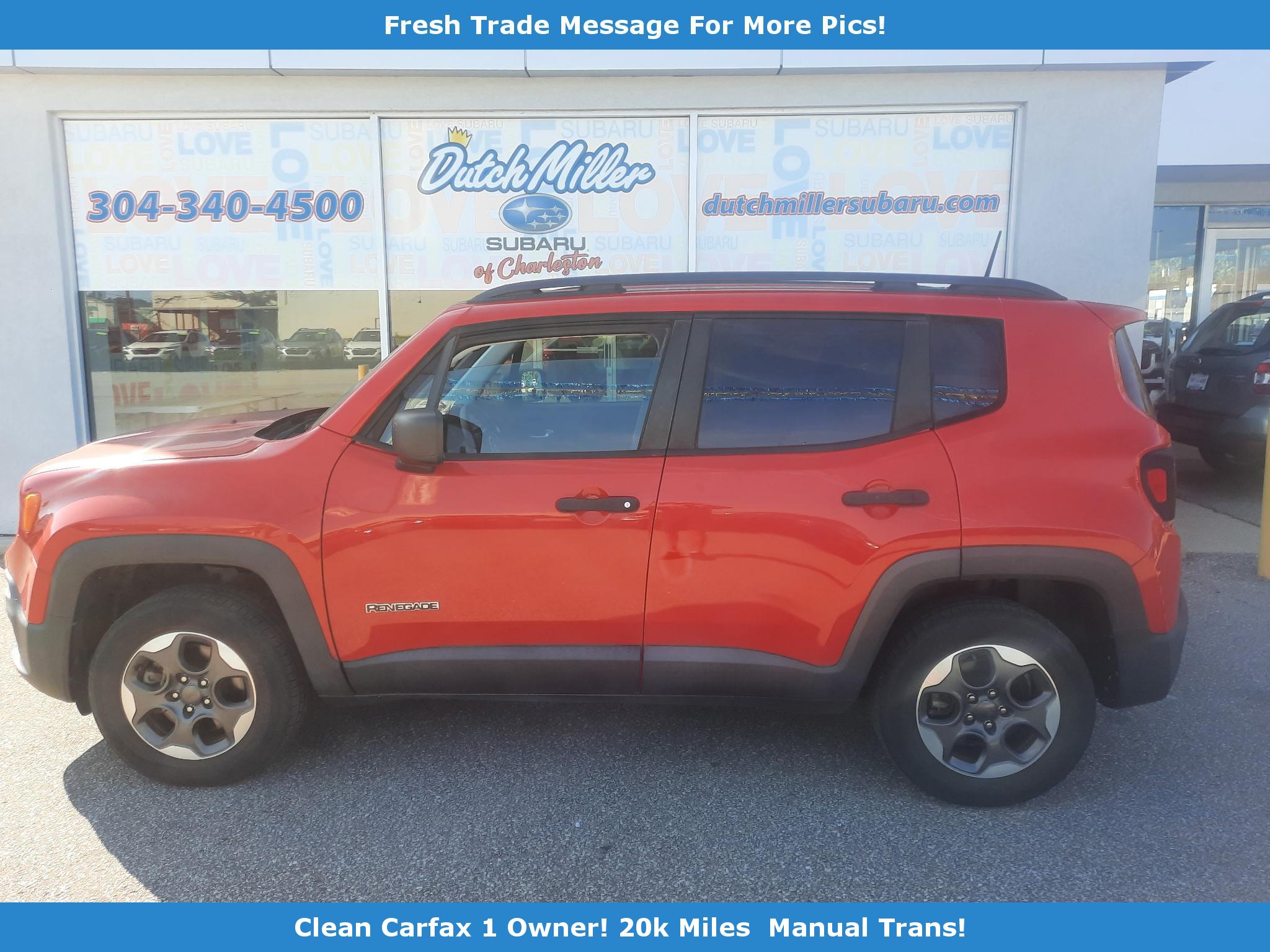 Colorado Red 2018 Jeep Renegade SUV / Crossover Four-Wheel Drive 6-Speed Manual