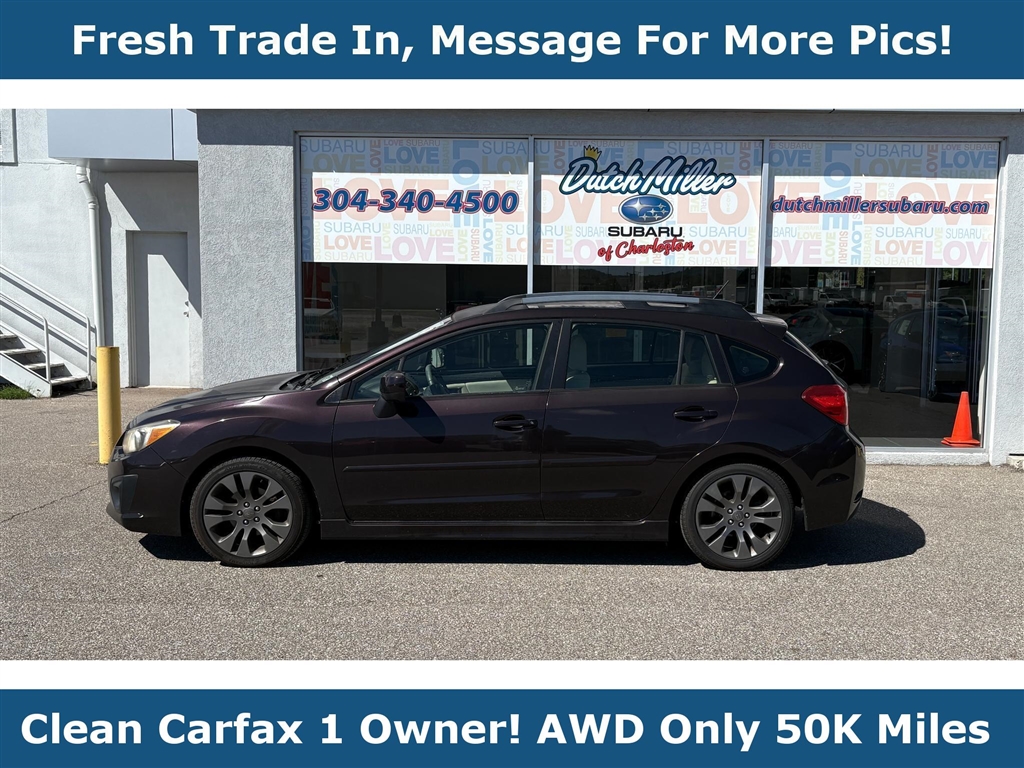 Deep Cherry Pearl 2013 Subaru Impreza Hatchback All-Wheel Drive 6-Speed CVT