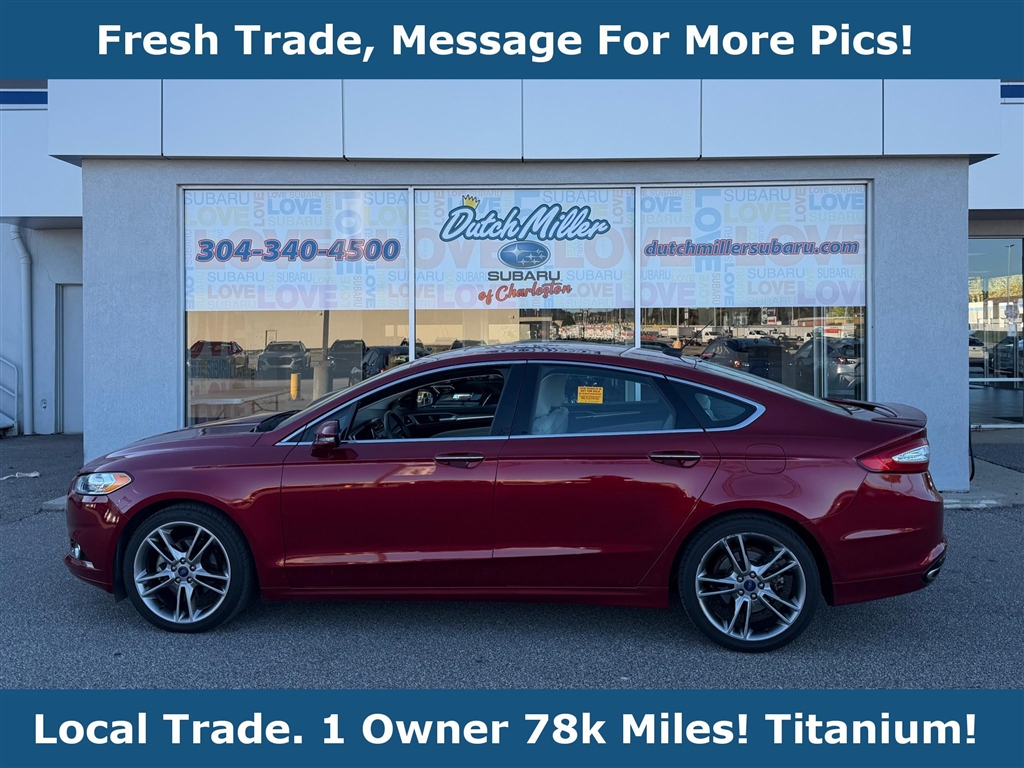 Ruby Red Metallic Tinted Clearcoat 2016 Ford Fusion Sedan Front-Wheel Drive 6-Speed Automatic