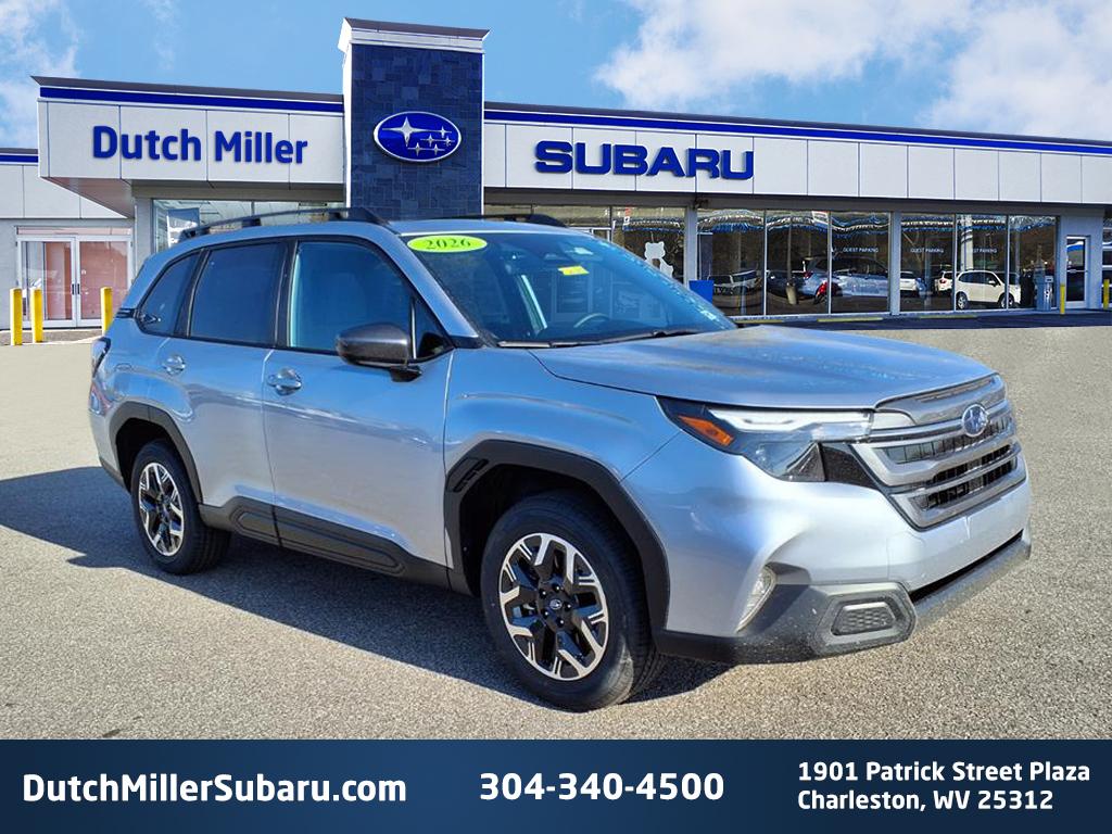 Ice Silver Metallic 2026 Subaru Forester SUV / Crossover All-Wheel Drive 8-Speed CVT