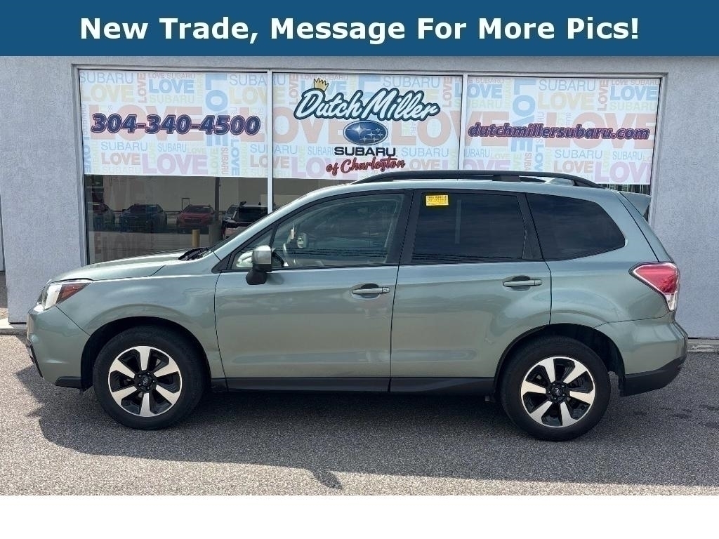 Jasmine Green Metallic 2018 Subaru Forester SUV / Crossover All-Wheel Drive 6-Speed CVT
