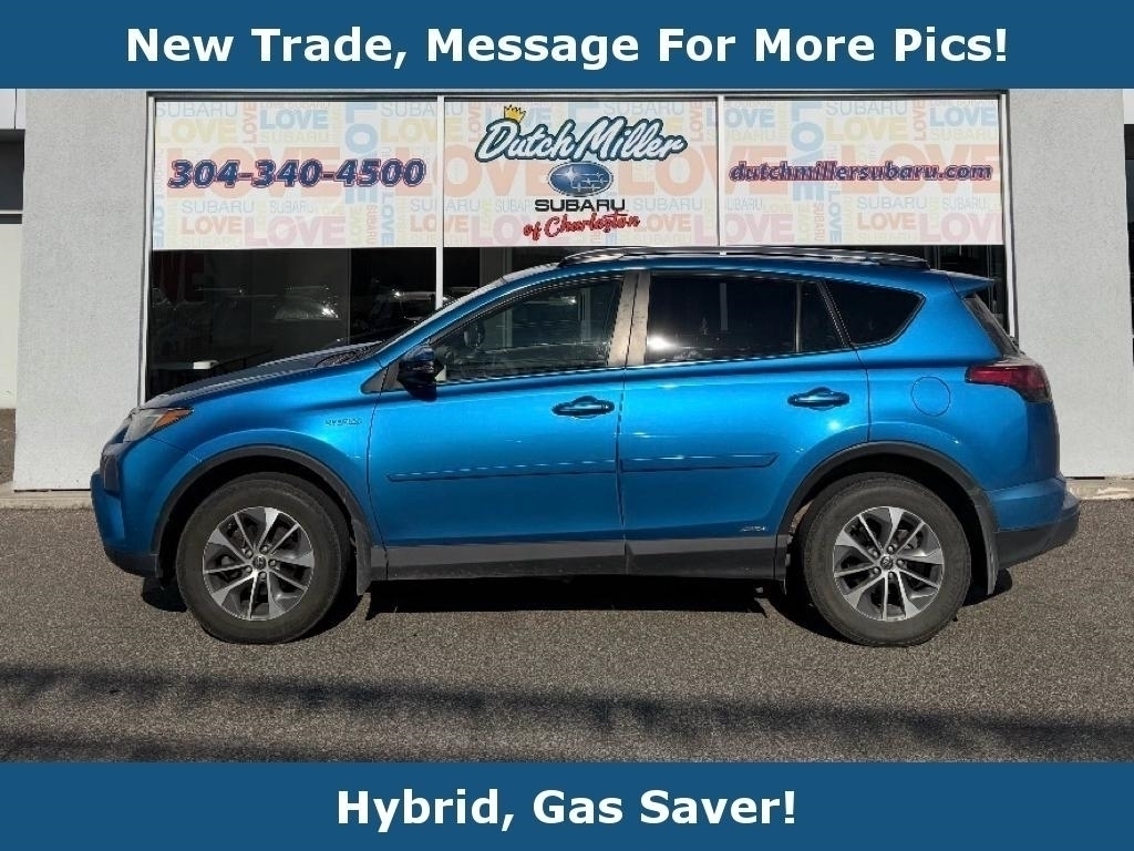 Electric Storm Blue 2018 Toyota RAV4 Hybrid SUV / Crossover All-Wheel Drive Continuously Variable Transmission