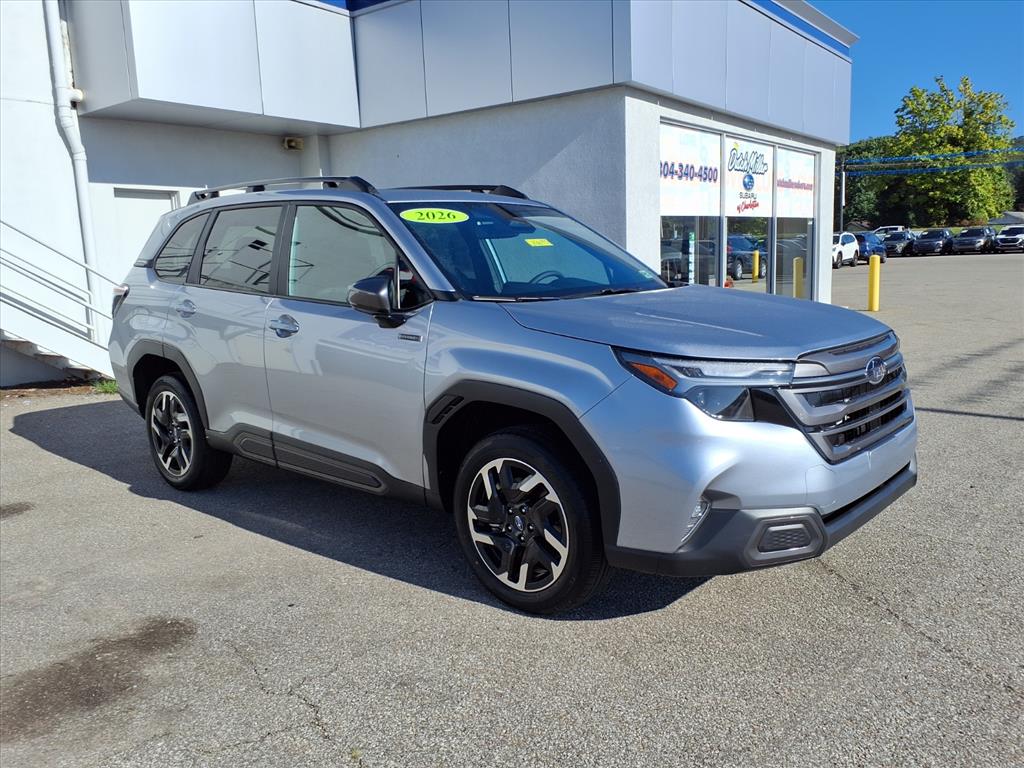 Ice Silver Metallic 2026 Subaru Forester Hybrid SUV / Crossover All-Wheel Drive Continuously Variable Transmission