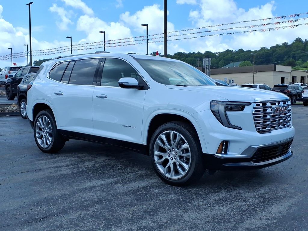 GLACIER WHITE TRICOAT 2026 GMC Acadia Denali AWD SUV / Crossover Four-Wheel Drive 8-Speed Automatic