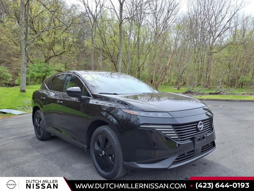 Super Black 2025 Nissan Murano SV AWD SUV / Crossover All-Wheel Drive 9-Speed Automatic