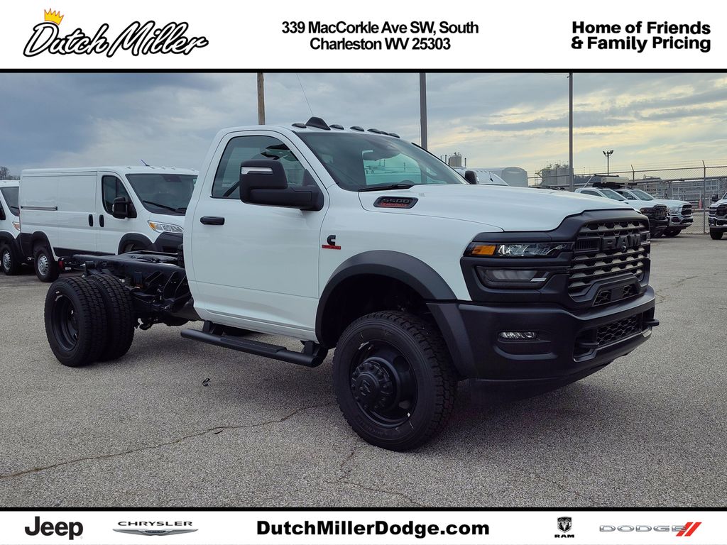 Bright White Clearcoat 2026 RAM 5500 Chassis 8-Speed Automatic