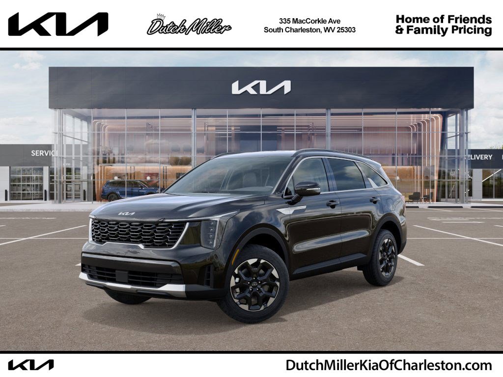 Ebony Black 2026 Kia Sorento S AWD SUV / Crossover All-Wheel Drive 8-Speed Automatic