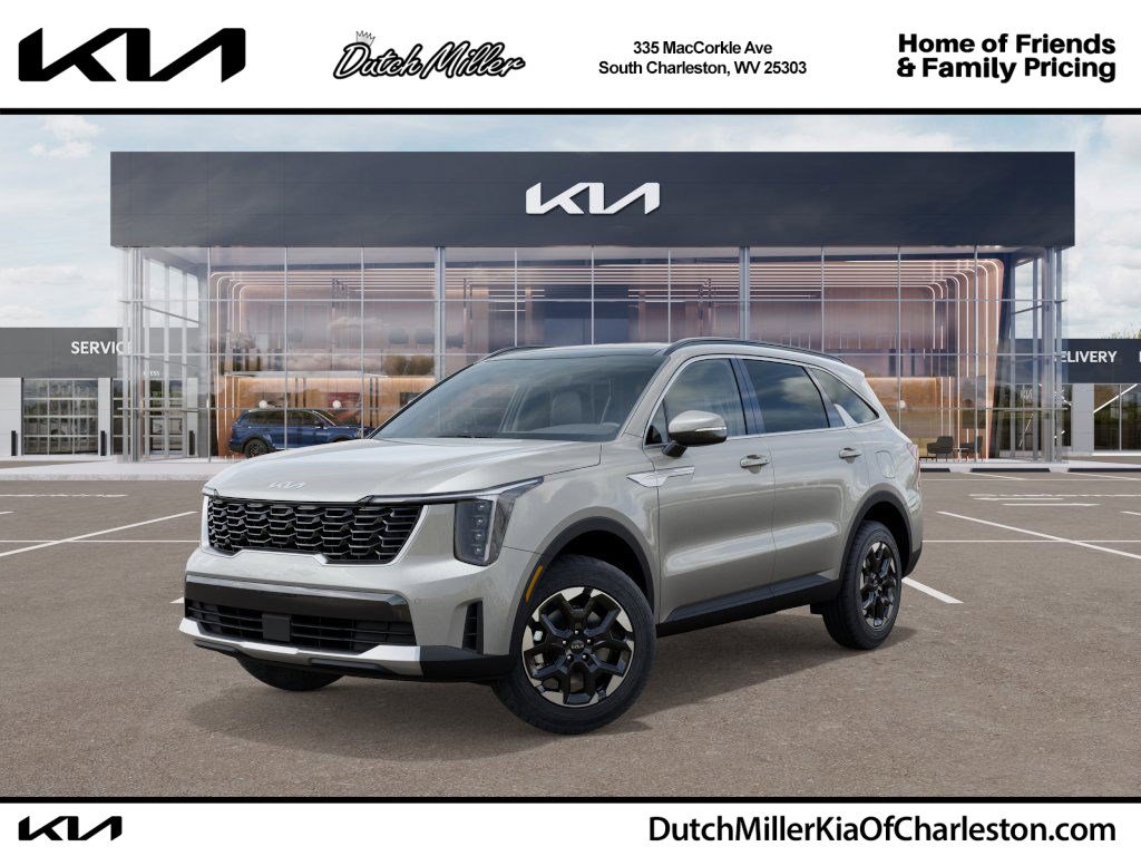 White (IVORY SILVER) 2026 Kia Sorento S AWD SUV / Crossover All-Wheel Drive 8-Speed Automatic