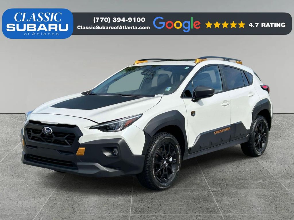 Crystal White Pearl 2024 Subaru Crosstrek Wilderness AWD SUV / Crossover All-Wheel Drive 8-Speed CVT