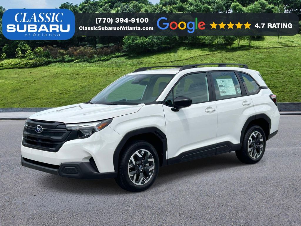 Crystal White Pearl 2026 Subaru Forester SUV / Crossover All-Wheel Drive 8-Speed CVT