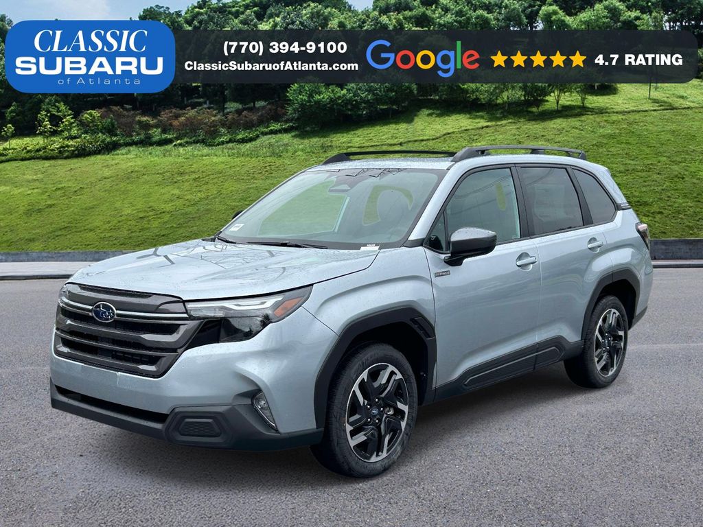 Ice Silver Metallic 2026 Subaru Forester Hybrid SUV / Crossover All-Wheel Drive Continuously Variable Transmission