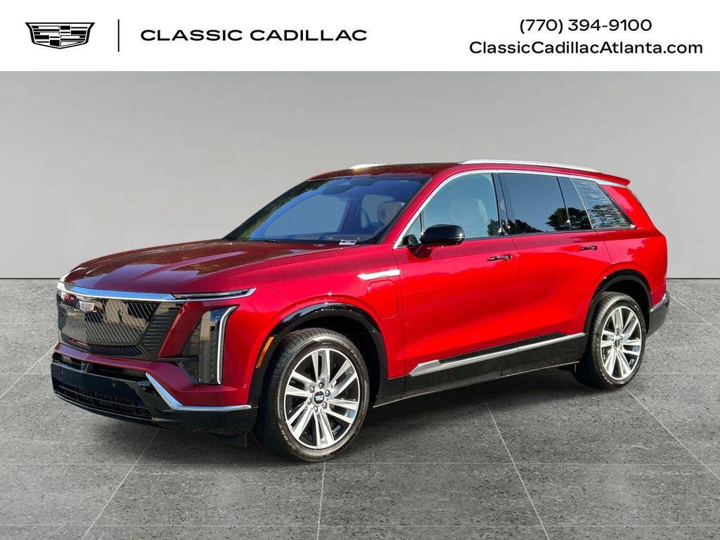 Radiant Red Tintcoat 2026 Cadillac VISTIQ SUV / Crossover All-Wheel Drive Automatic
