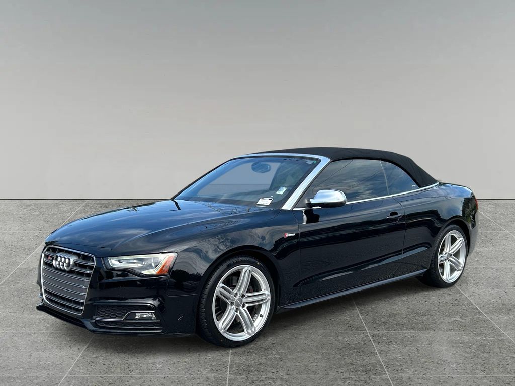 Brilliant Black/Black Roof 2013 Audi S5 Convertible All-Wheel Drive 7-Speed Automatic