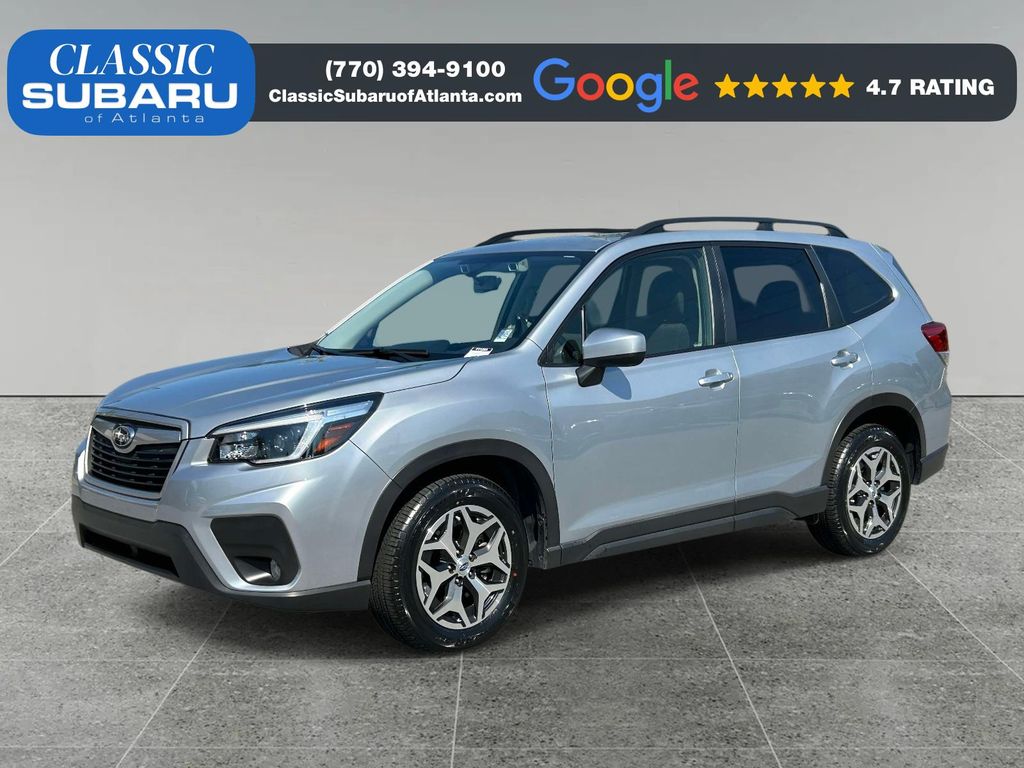 Ice Silver Metallic 2021 Subaru Forester SUV / Crossover All-Wheel Drive Continuously Variable Transmission