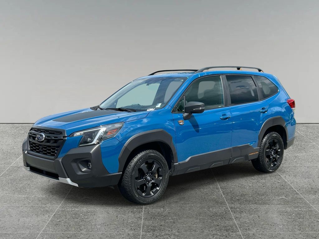 Geyser Blue 2023 Subaru Forester SUV / Crossover All-Wheel Drive 8-Speed CVT