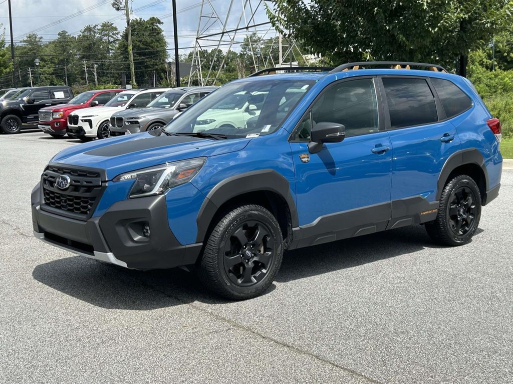 Geyser Blue 2023 Subaru Forester SUV / Crossover All-Wheel Drive 8-Speed CVT