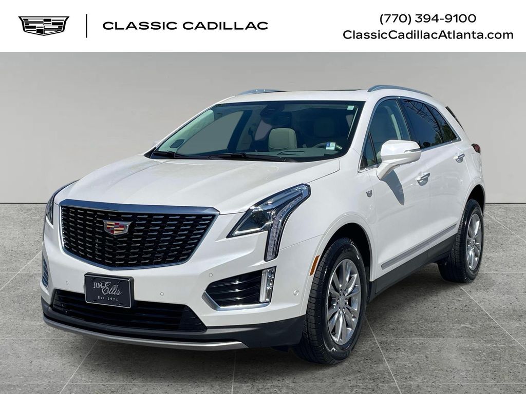 Crystal White Tricoat 2021 Cadillac XT5 Premium Luxury AWD SUV / Crossover Four-Wheel Drive 9-Speed Automatic
