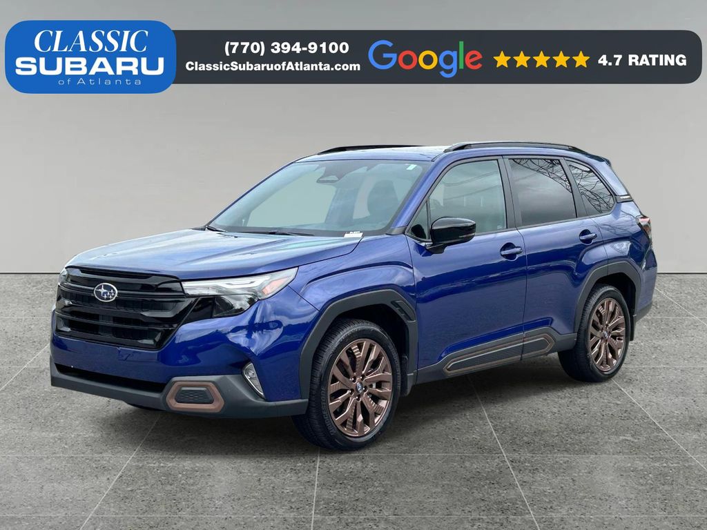 Sapphire Blue Pearl 2026 Subaru Forester Sport Crossover AWD SUV / Crossover All-Wheel Drive 8-Speed CVT