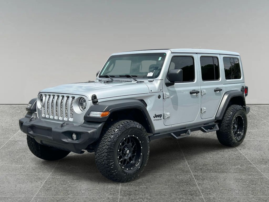Silver Zynith Clearcoat 2022 Jeep Wrangler SUV / Crossover Four-Wheel Drive 8-Speed Automatic