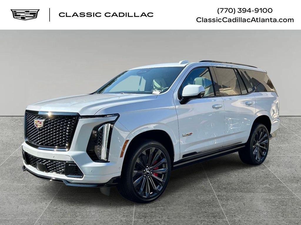 Vibrant White Tricoat 2026 Cadillac Escalade-V SUV / Crossover All-Wheel Drive Automatic