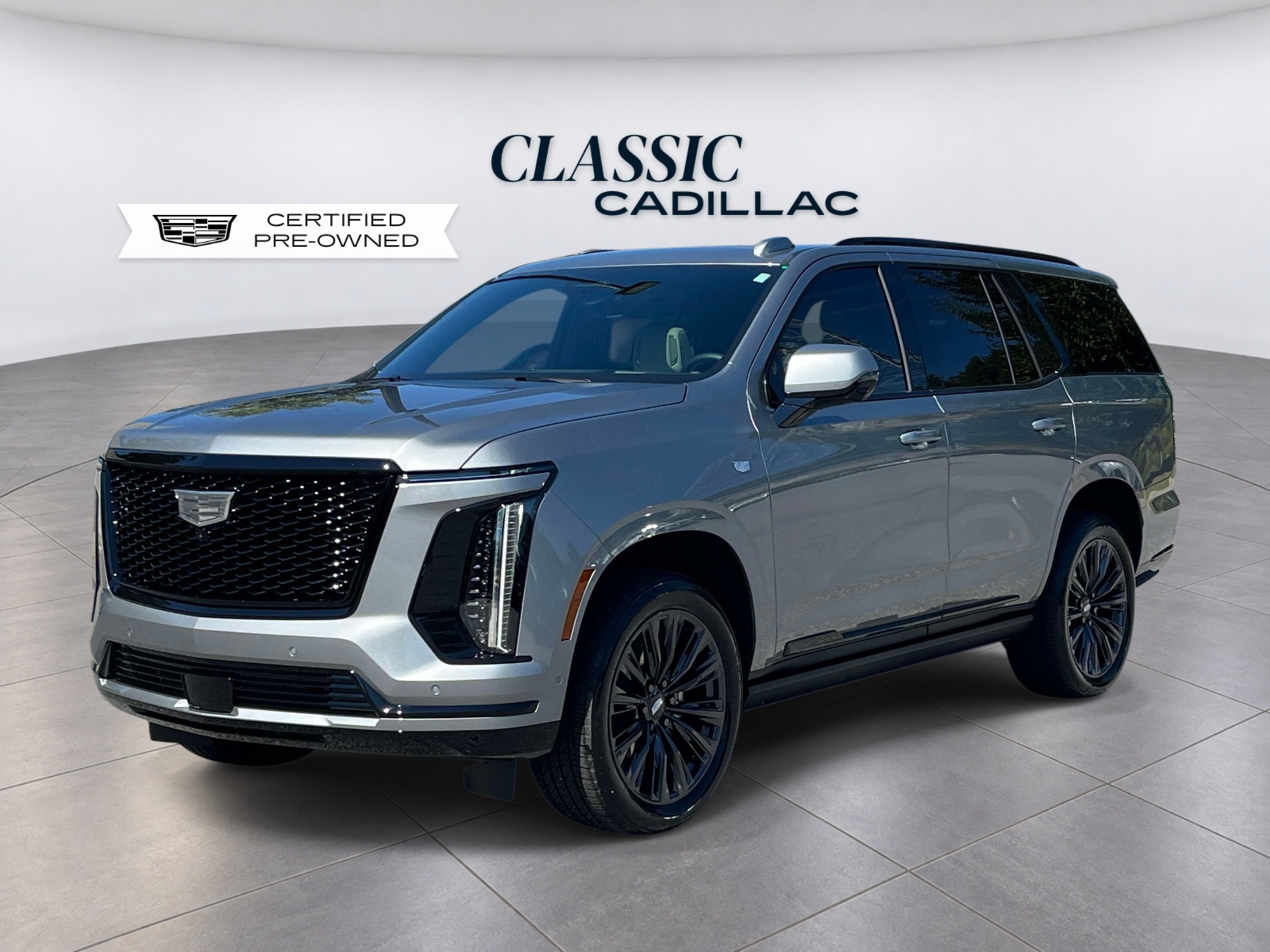 Argent Silver Metallic 2025 Cadillac Escalade SUV / Crossover Four-Wheel Drive Automatic