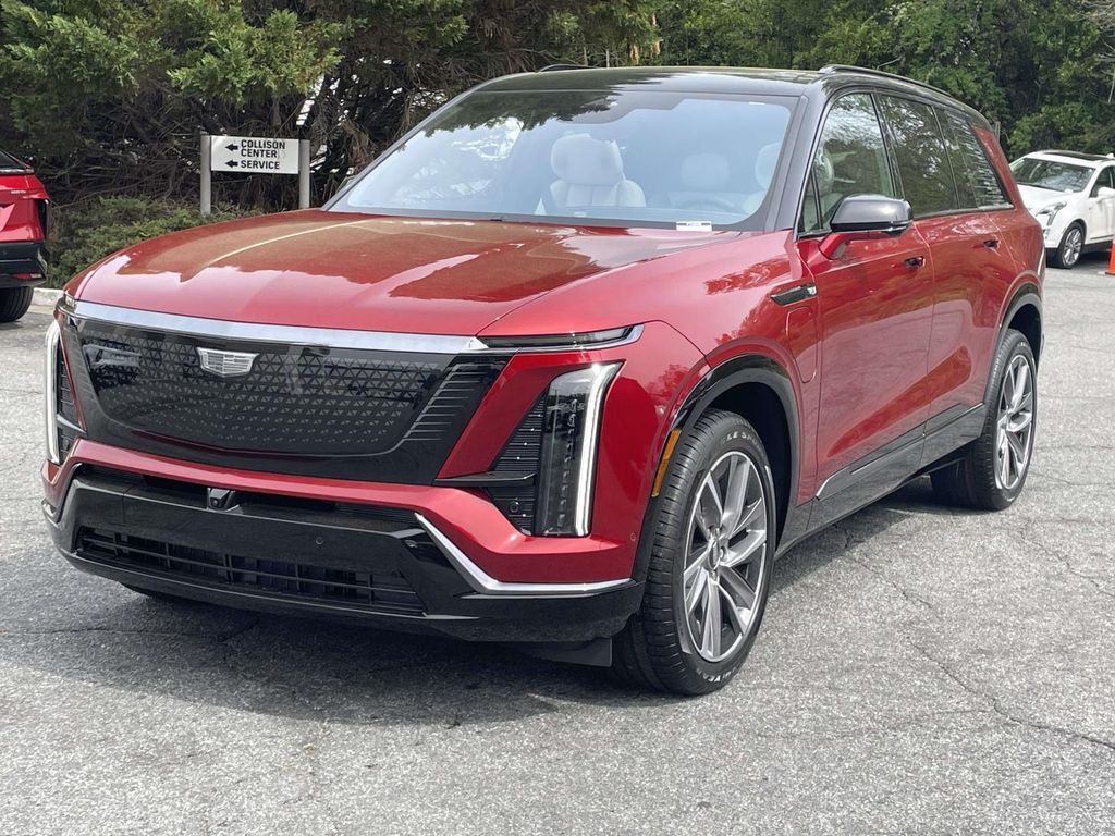 Radiant Red Tintcoat 2026 Cadillac VISTIQ Sport AWD SUV / Crossover All-Wheel Drive Automatic