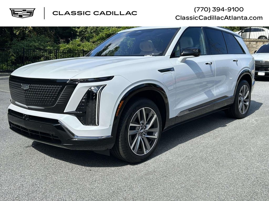 Vibrant White Tricoat 2027 Cadillac VISTIQ SUV / Crossover All-Wheel Drive Automatic