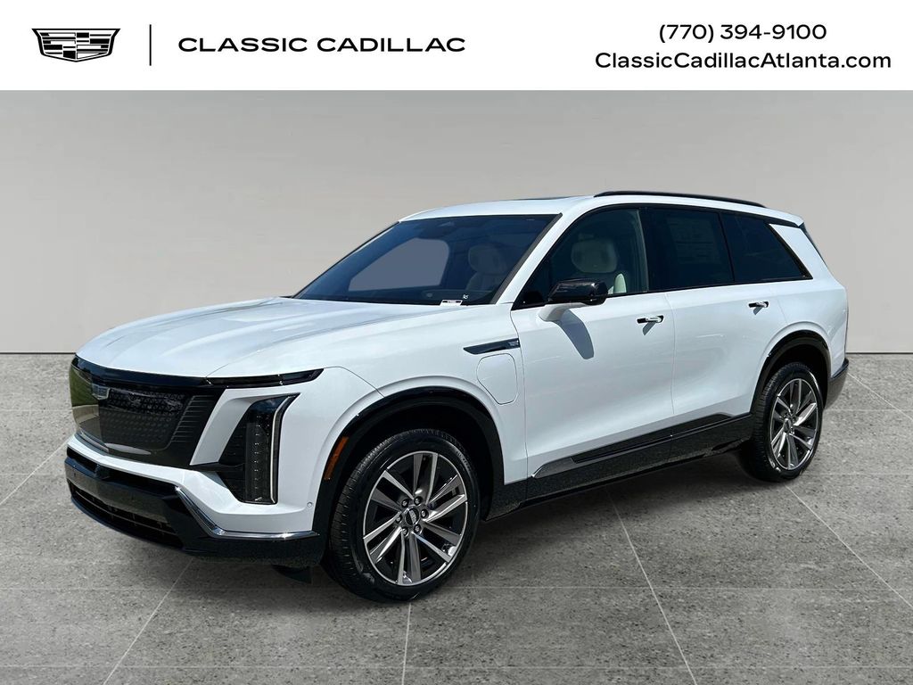 Vibrant White Tricoat 2027 Cadillac VISTIQ SUV / Crossover All-Wheel Drive Automatic