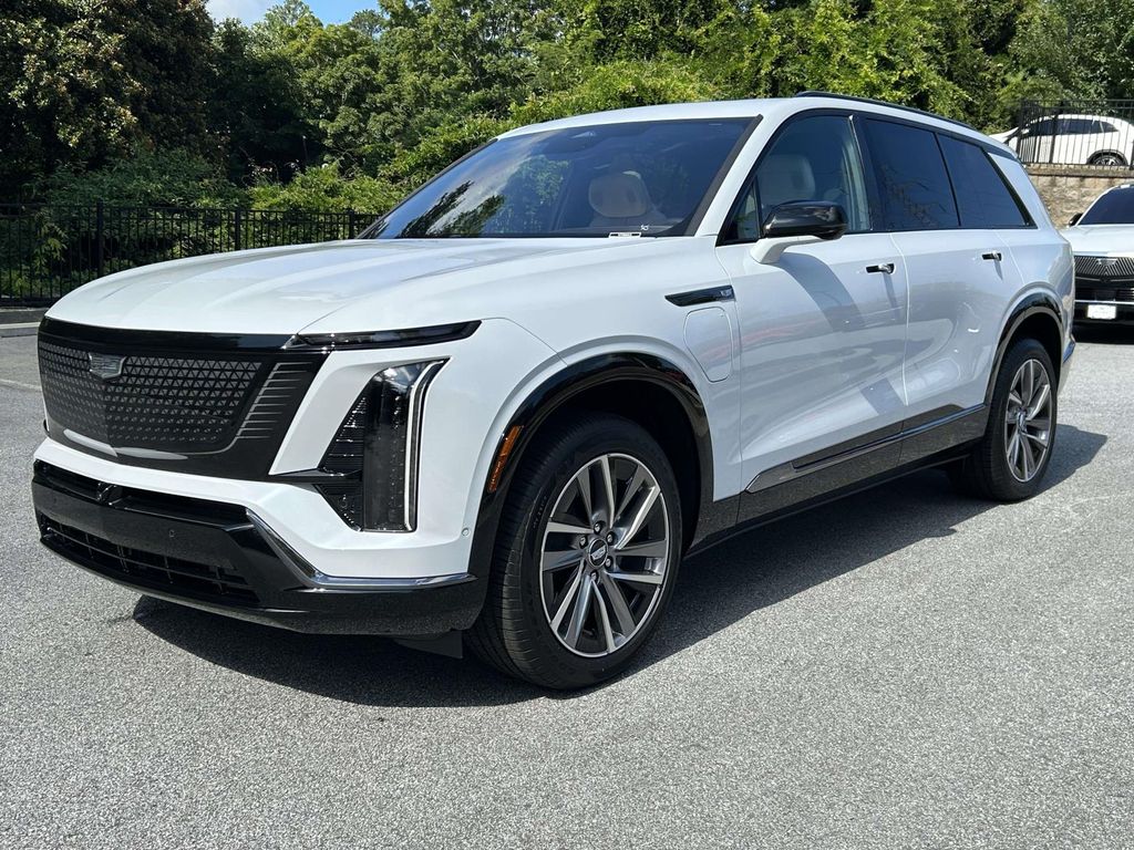 Vibrant White Tricoat 2027 Cadillac VISTIQ SUV / Crossover All-Wheel Drive Automatic