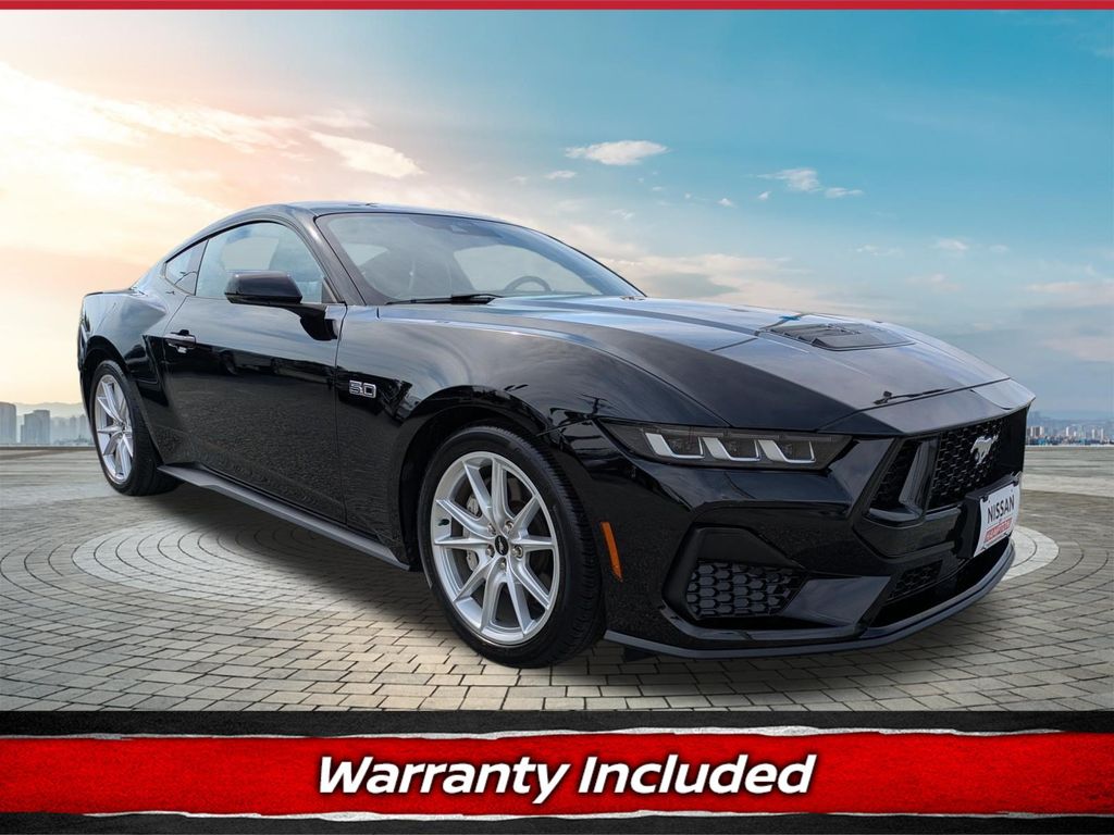 Shadow Black 2024 Ford Mustang Coupe Rear-Wheel Drive