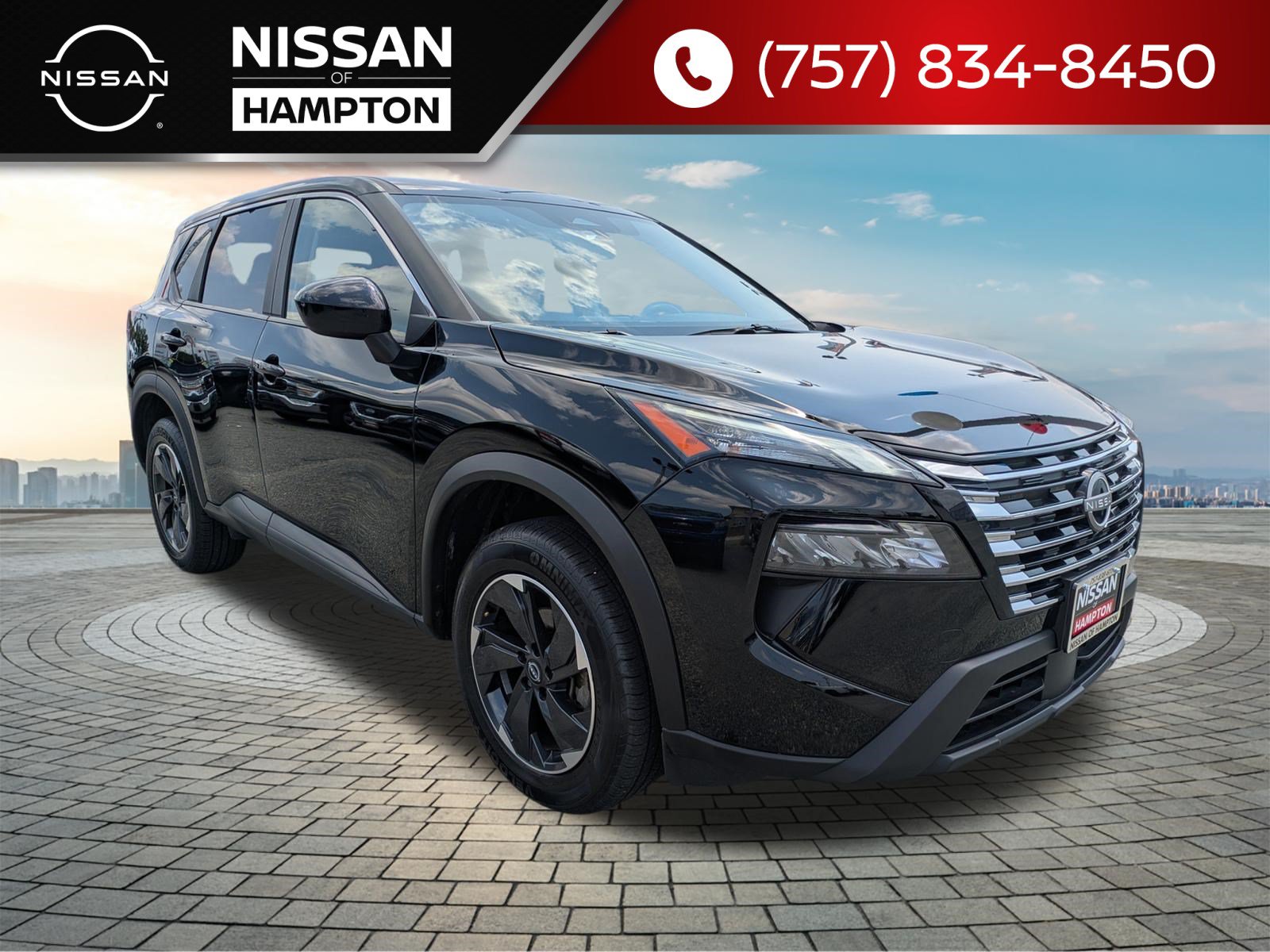 Super Black 2025 Nissan Rogue SUV / Crossover Front-Wheel Drive Continuously Variable Transmission