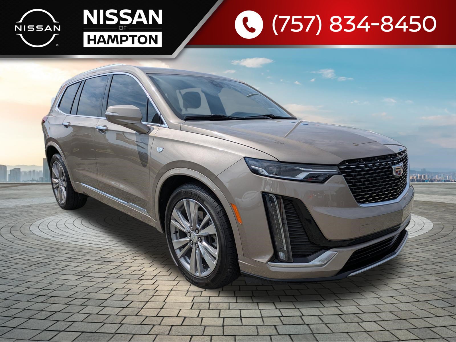 Latte Metallic 2023 Cadillac XT6 SUV / Crossover Front-Wheel Drive 9-Speed Automatic