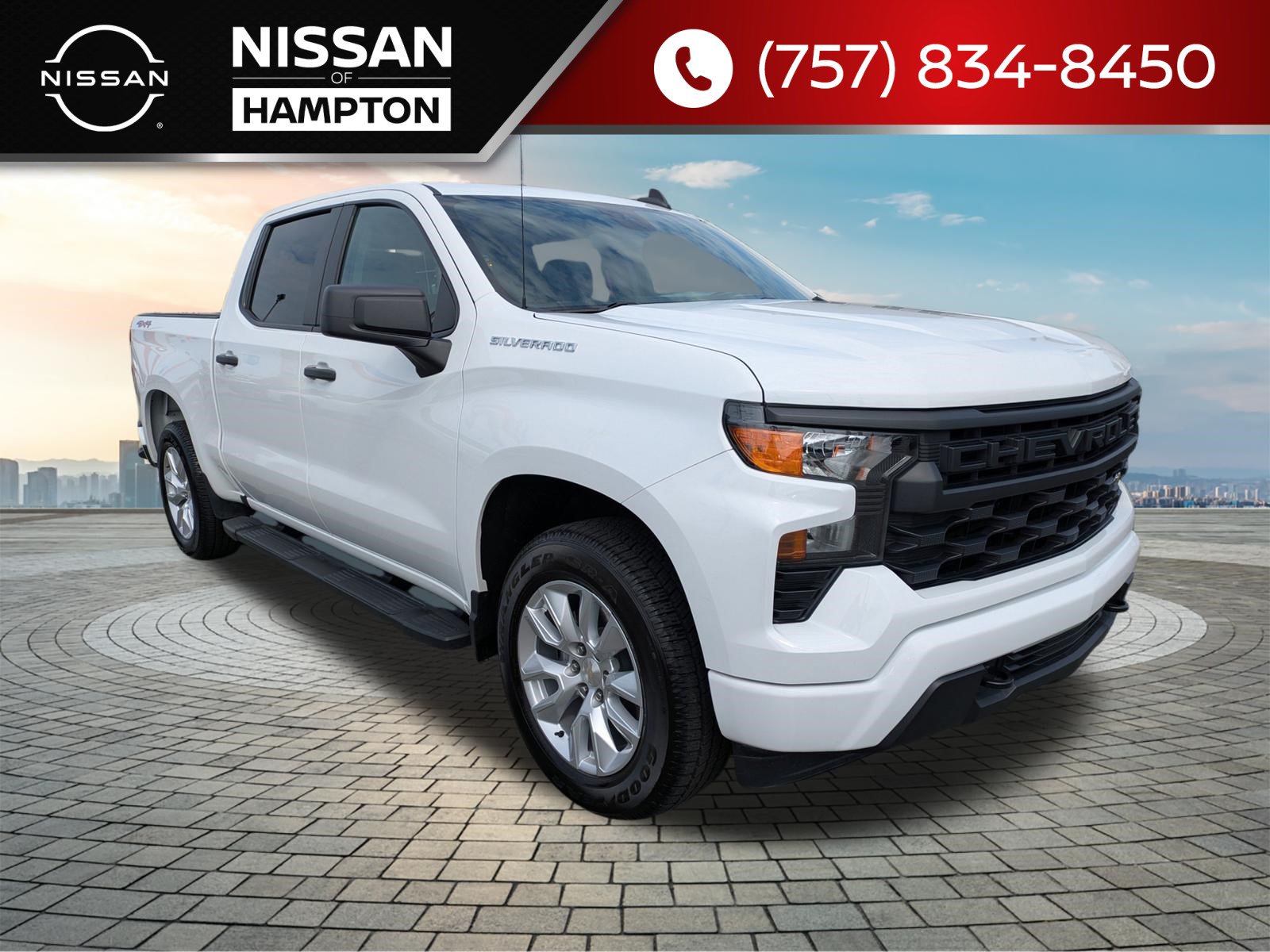 Summit White 2024 Chevrolet Silverado 1500 Pickup Truck Four-Wheel Drive 8-Speed Automatic